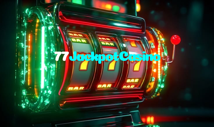 77JackpotCasino casino presented on mobile device in Pakistan with slots and live games