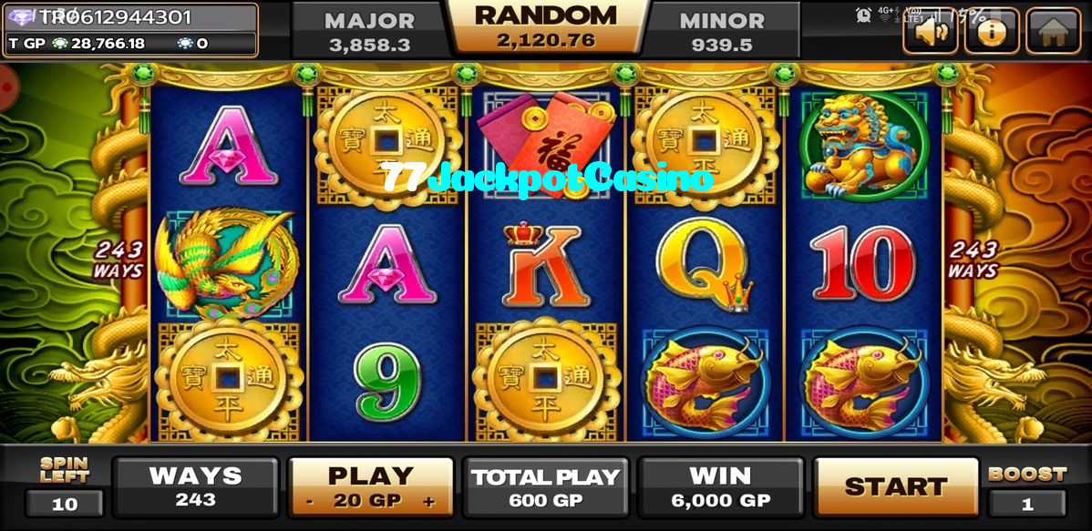 available types of 77JackpotCasino bet including pre-match live express and system bets